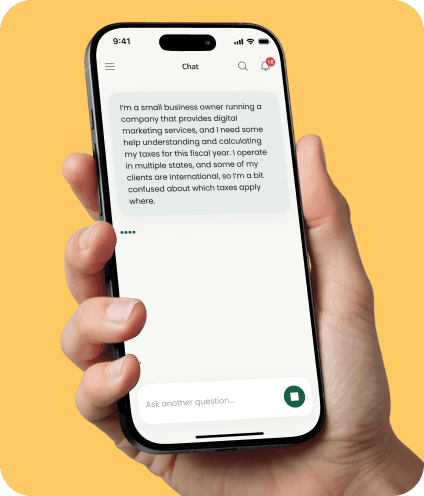 ClearBook app on phone